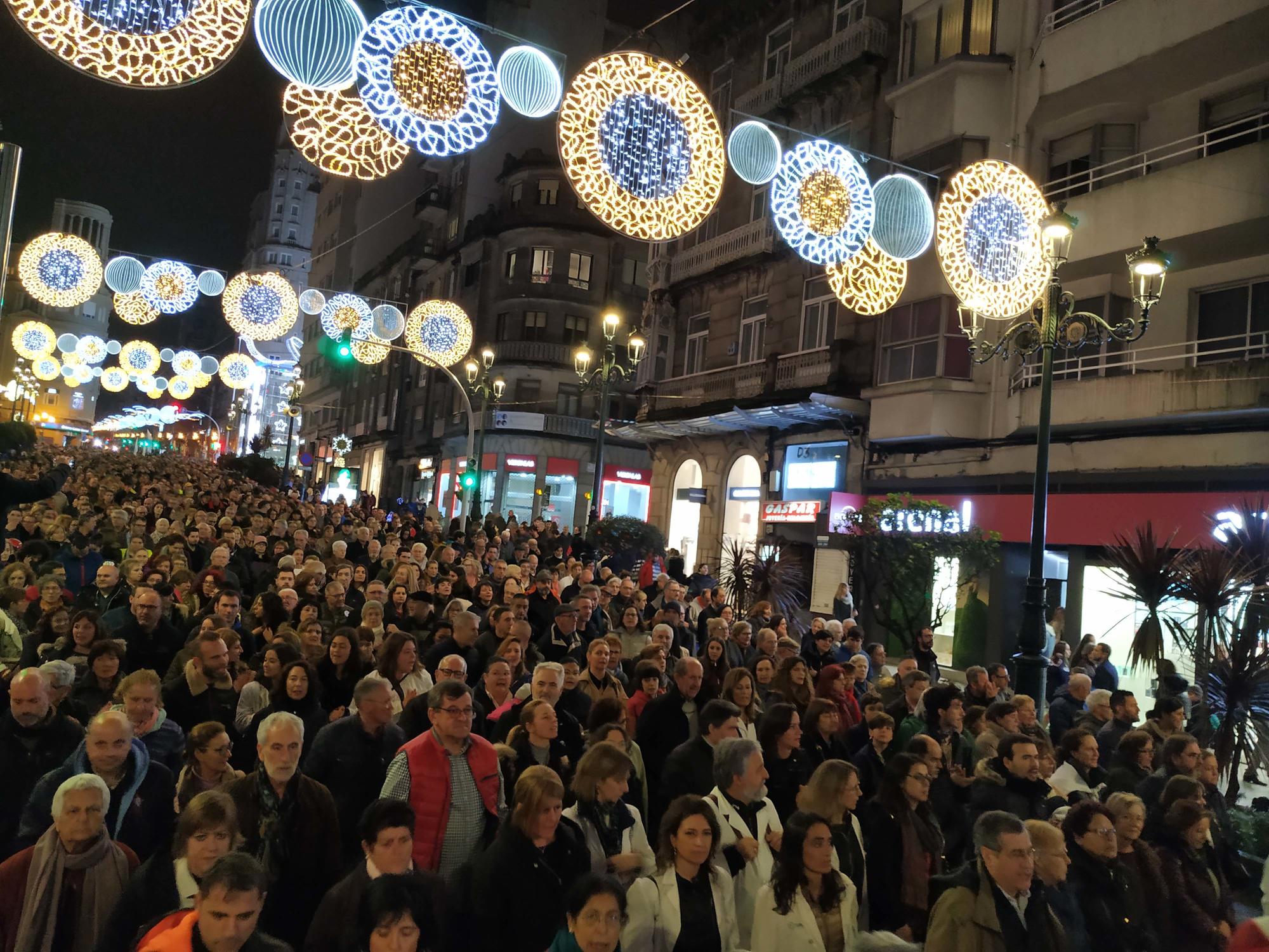 Sanidade Publica Vigo Manifestación decembro